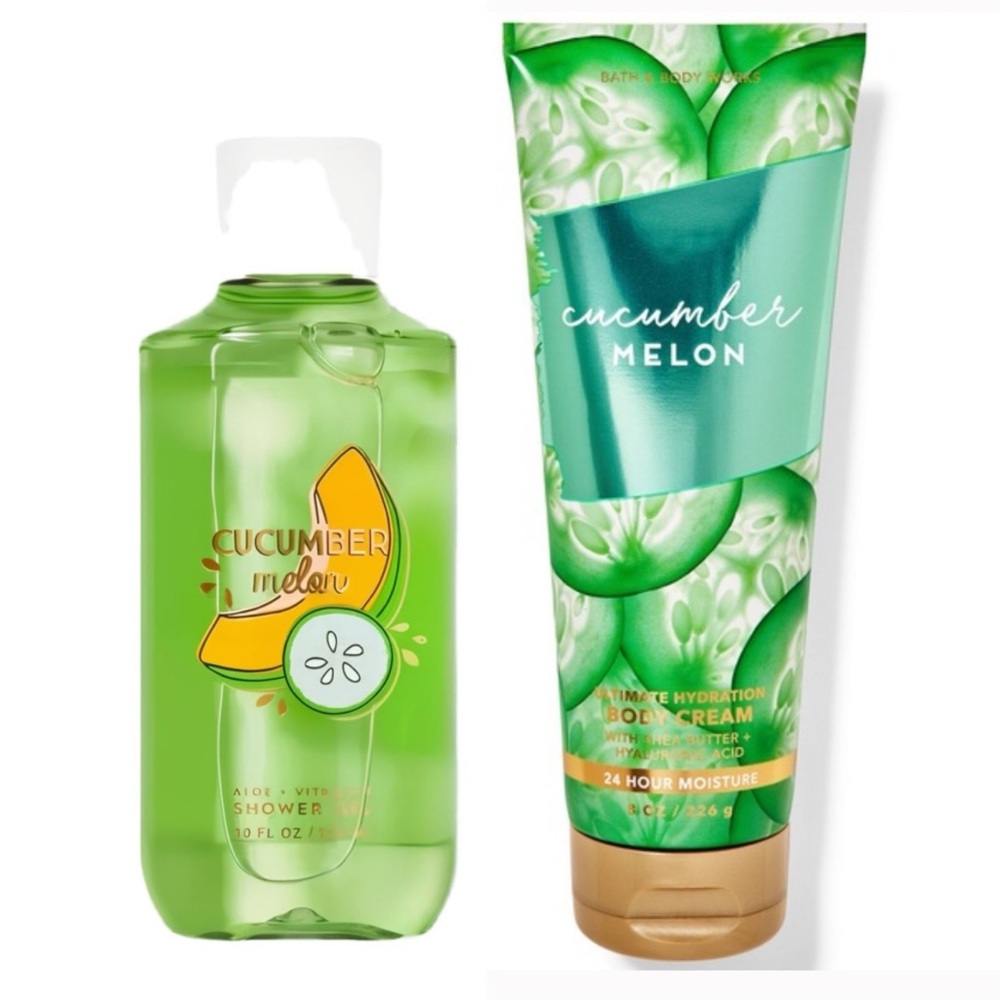 Bath & Body Works Cucumber Melon Body Cream & Shower Gel